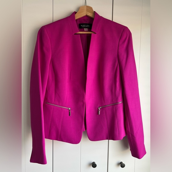 Black Label Jackets & Blazers - Black Label By Evan Picone Blazer | Hot Pink | 4